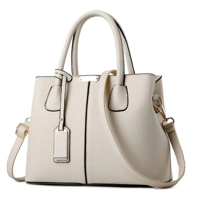 Emily PU Leather Crossbody Handbag with Elegant Chain Detail