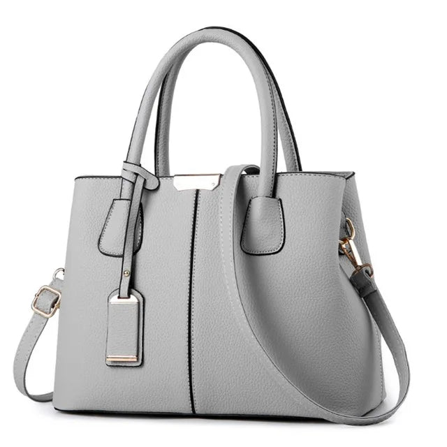 Emily PU Leather Crossbody Handbag with Elegant Chain Detail