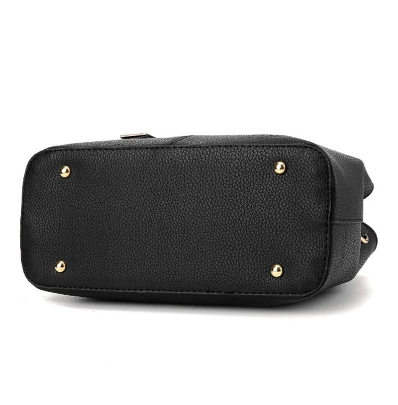 Emily PU Leather Crossbody Handbag with Elegant Chain Detail