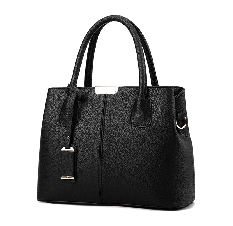 Emily PU Leather Crossbody Handbag with Elegant Chain Detail