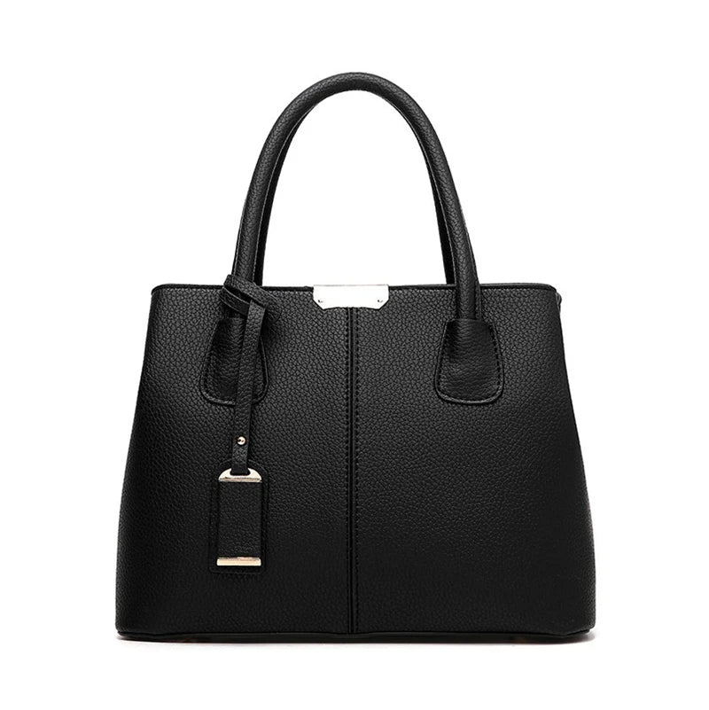 Emily PU Leather Crossbody Handbag with Elegant Chain Detail