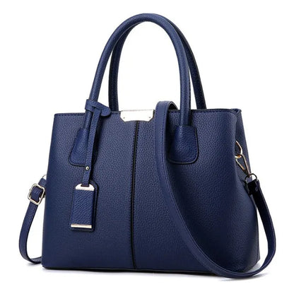 Emily PU Leather Crossbody Handbag with Elegant Chain Detail