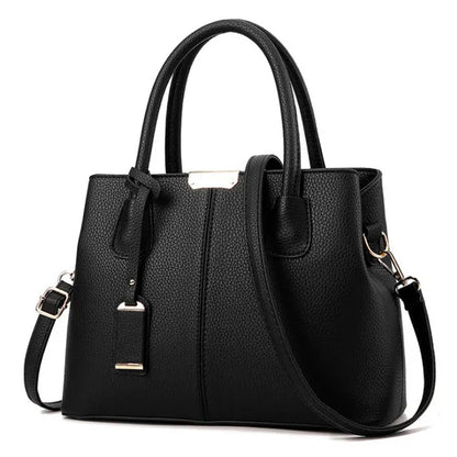 Emily PU Leather Crossbody Handbag with Elegant Chain Detail
