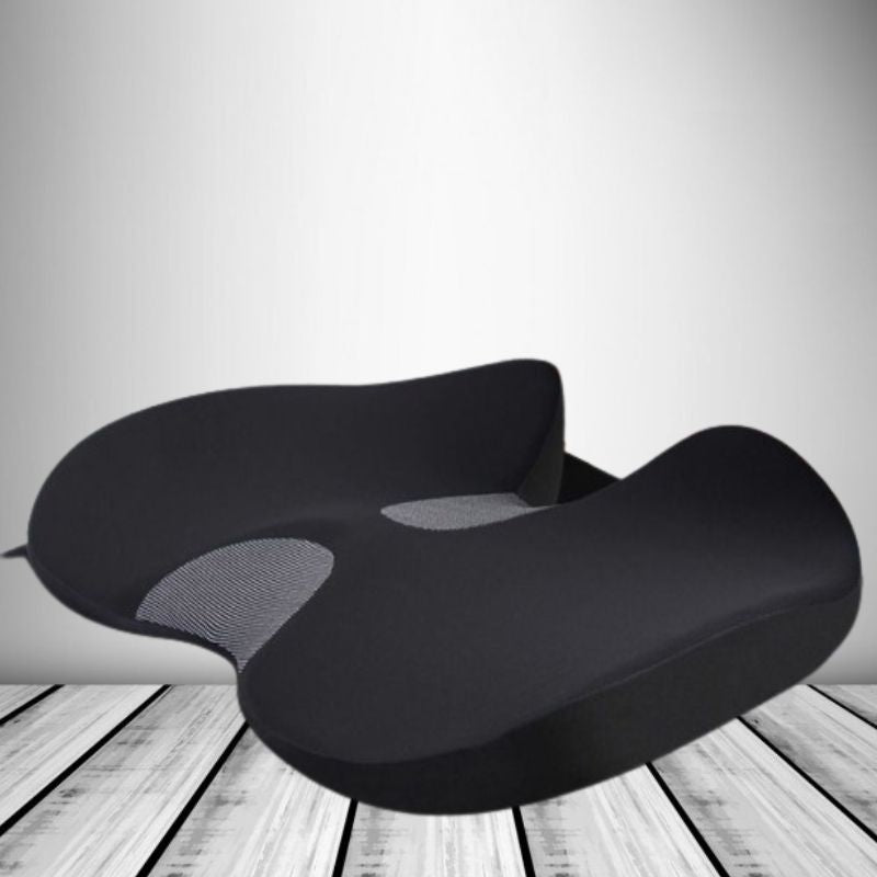 Ergonomic Memory Foam Seat Cushion for Tailbone Support and Comfort