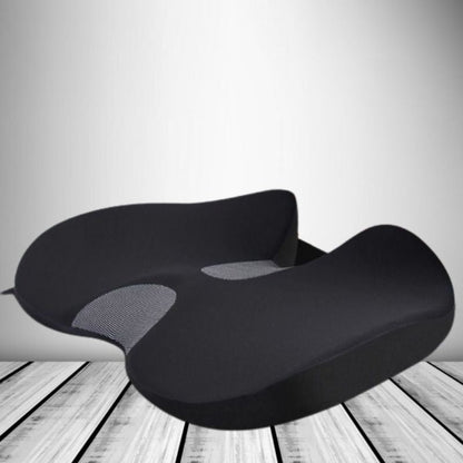 Ergonomic Memory Foam Seat Cushion for Tailbone Support and Comfort