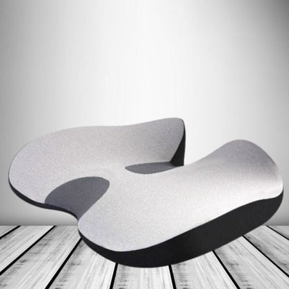 Ergonomic Memory Foam Seat Cushion for Tailbone Support and Comfort