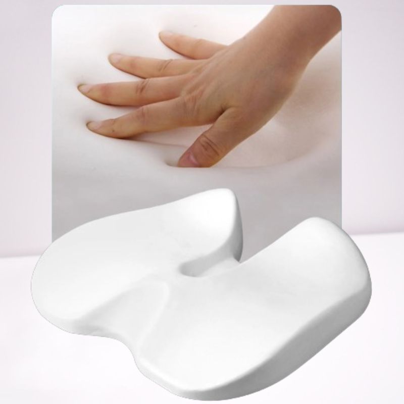 Ergonomic Memory Foam Seat Cushion for Tailbone Support and Comfort
