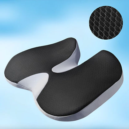 Ergonomic Memory Foam Seat Cushion for Tailbone Support and Comfort