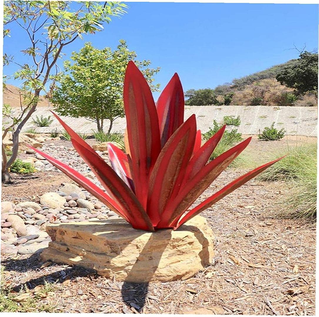 Eternal Agave Metal Garden Sculpture Indoor Outdoor Decor