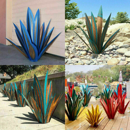 Eternal Agave Metal Garden Sculpture Indoor Outdoor Decor