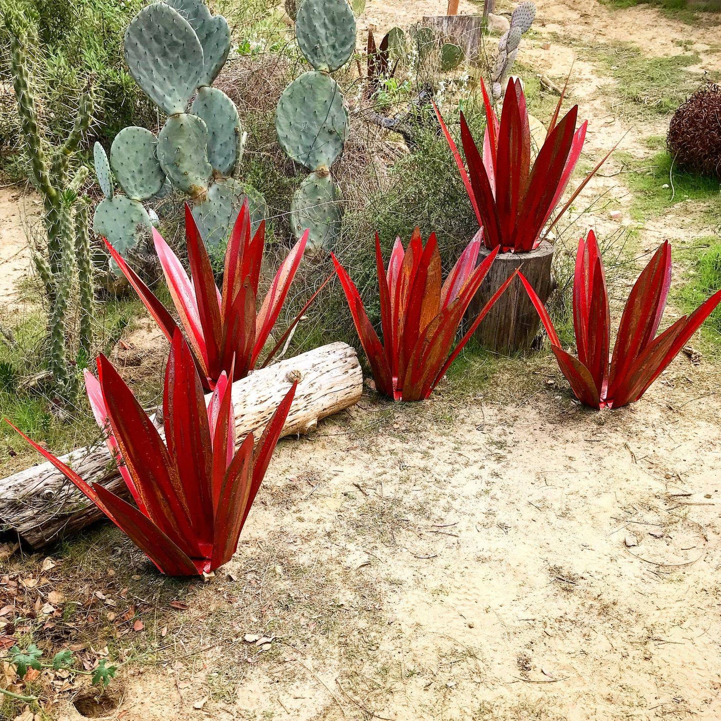 Eternal Agave Metal Garden Sculpture Indoor Outdoor Decor