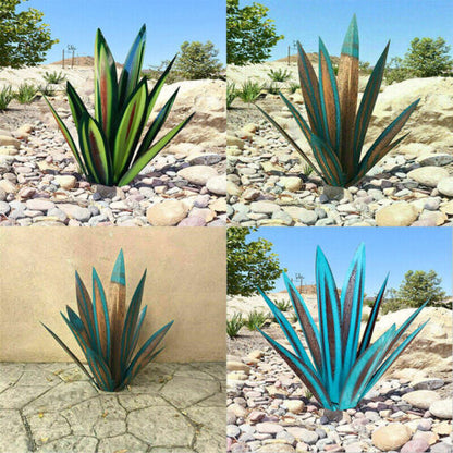 Eternal Agave Metal Garden Sculpture Indoor Outdoor Decor