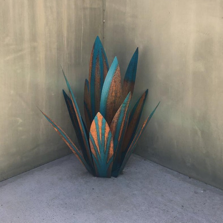 Eternal Agave Metal Garden Sculpture Indoor Outdoor Decor