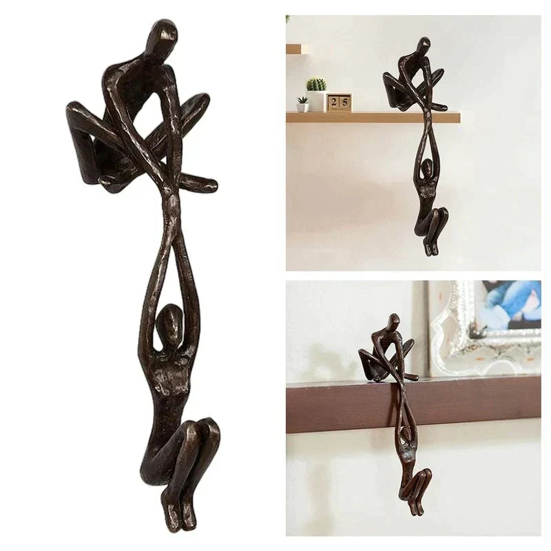 Eternal Love Sculpture Figurine Elegant Couple Balance Home Decor