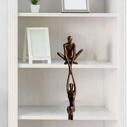 Eternal Love Sculpture Figurine Elegant Couple Balance Home Decor