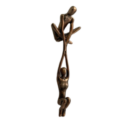 Eternal Love Sculpture Figurine Elegant Couple Balance Home Decor