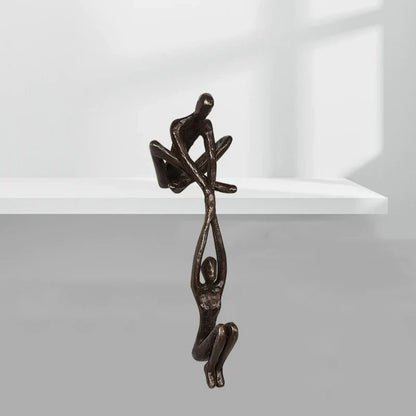 Eternal Love Sculpture Figurine Elegant Couple Balance Home Decor