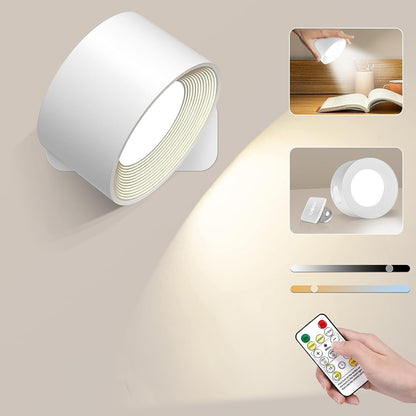 Eternity Glow Wireless LED Wall Light with Remote and Adjustable Lighting