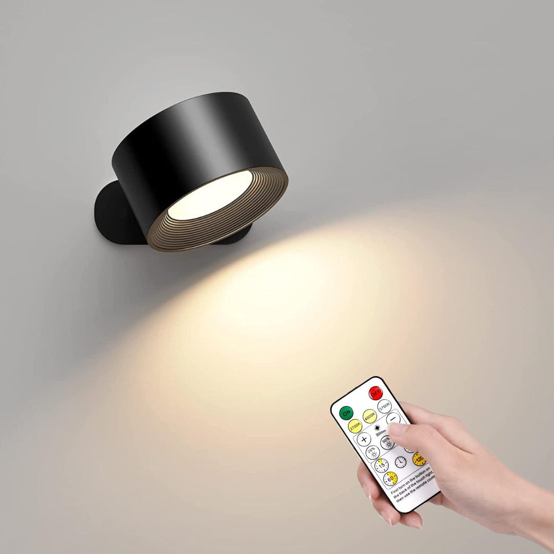 Eternity Glow Wireless LED Wall Light with Remote and Adjustable Lighting