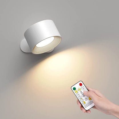 Eternity Glow Wireless LED Wall Light with Remote and Adjustable Lighting