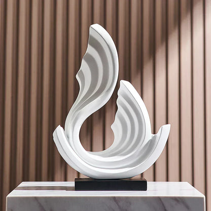 Ethereal Flow Glass Ornament with Elegant Design for Modern Home Decor Styling