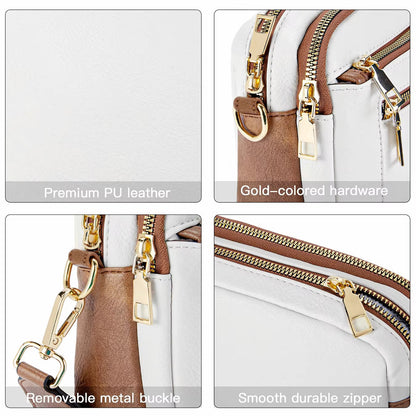 Evelien Women’s Shoulder Bag Multi Zip Crossbody