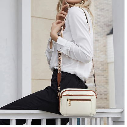 Evelien Women’s Shoulder Bag Multi Zip Crossbody