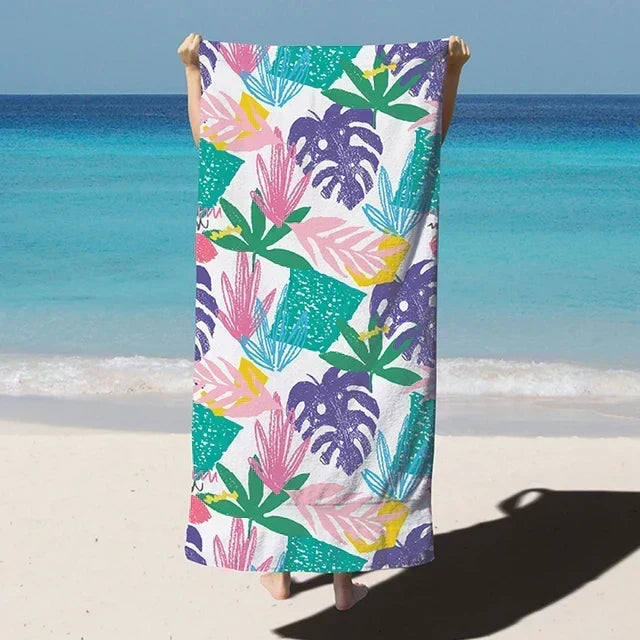 Extra Large Microfibre Beach Towel with Quick-Dry and Absorbent Fabric