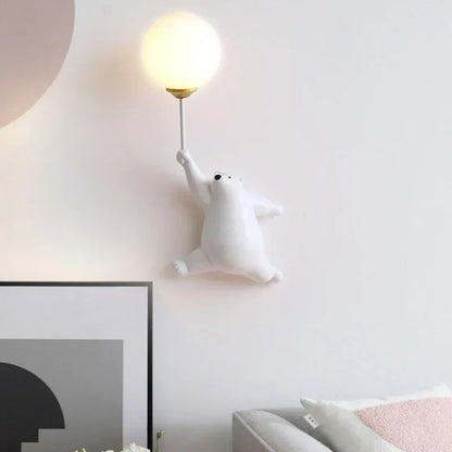 FairyGlow Kids Cartoon Wall Light with 3D Moon Night Glow
