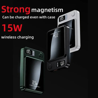 FasterCharge Pro Magnetic Wireless Power Bank 22.5W Fast Charging Portable MagSafe Charger