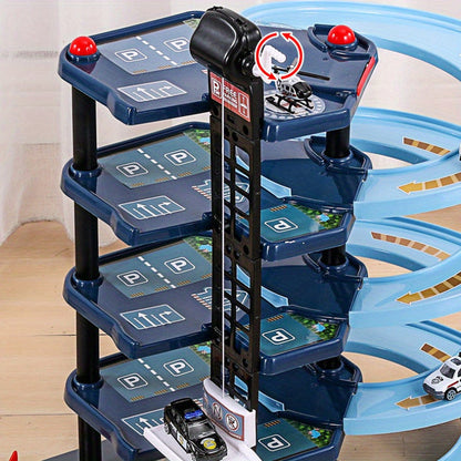 FirePark Multi-Level Fire Station Playset with Trucks and Accessories
