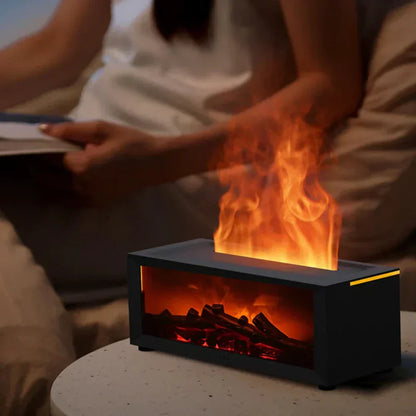 Flamora Fireplace Humidifier LED Flame Mood Lamp