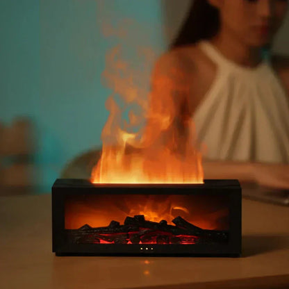 Flamora Fireplace Humidifier LED Flame Mood Lamp