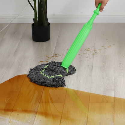 Flacher Boden-Sprühmopp für Nass- und Trockenreinigung mit schnell trocknendem Mikrofaserpad
