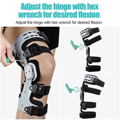 FlexiKnee Adjustable Knee Brace Support for Stability and Comfort