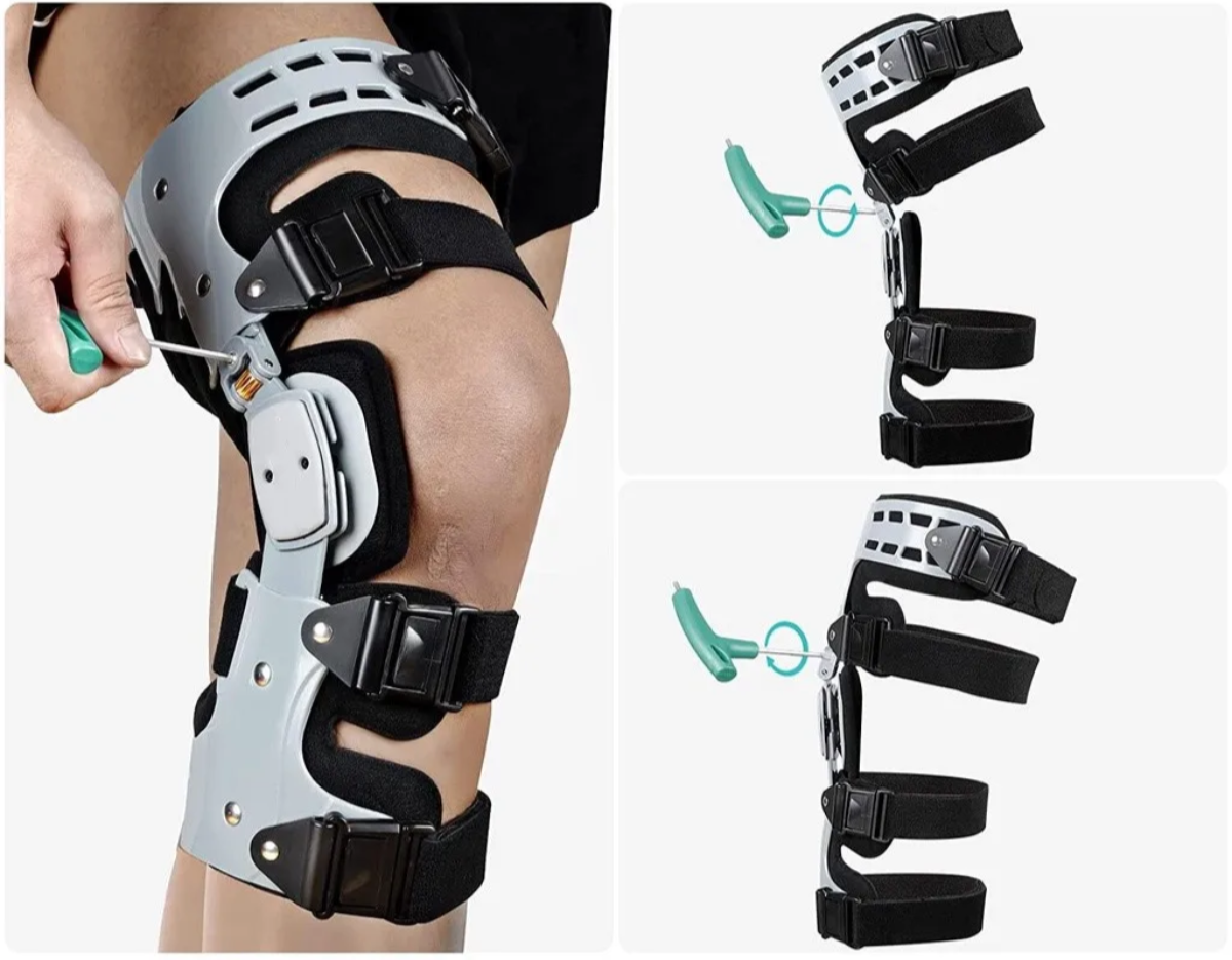 FlexiKnee Adjustable Knee Brace Support for Stability and Comfort