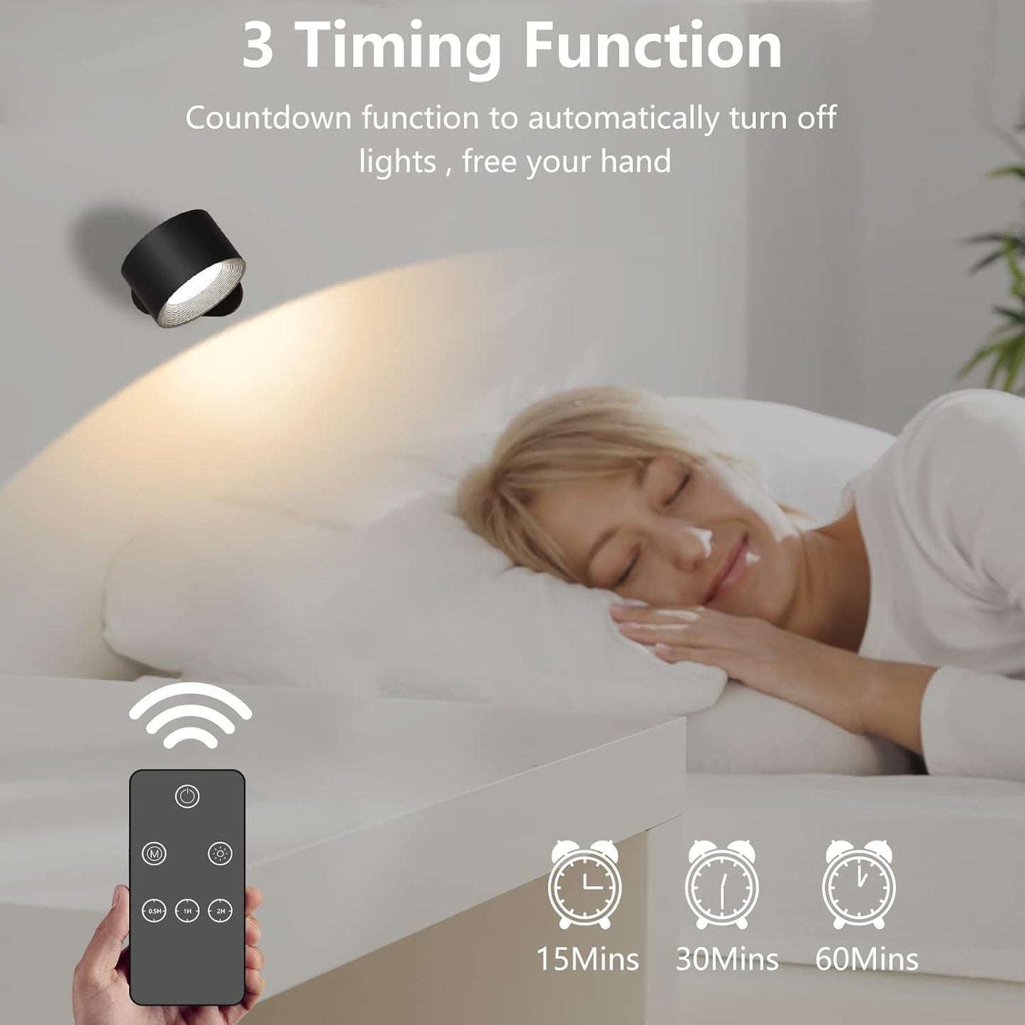 FlexiLamp Wireless Rechargeable 360 LED Wall Light