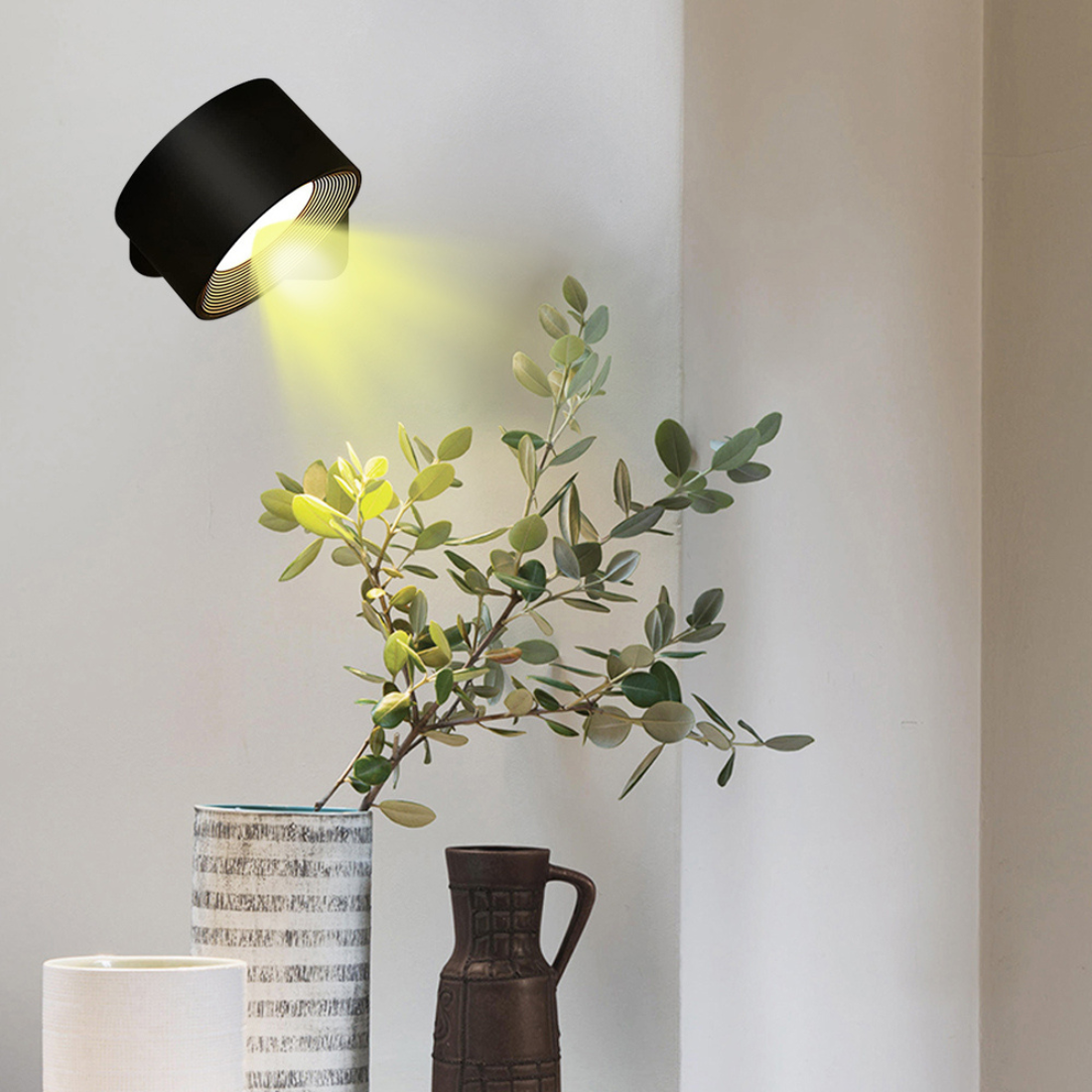 FlexiLamp Wireless Rechargeable 360 LED Wall Light