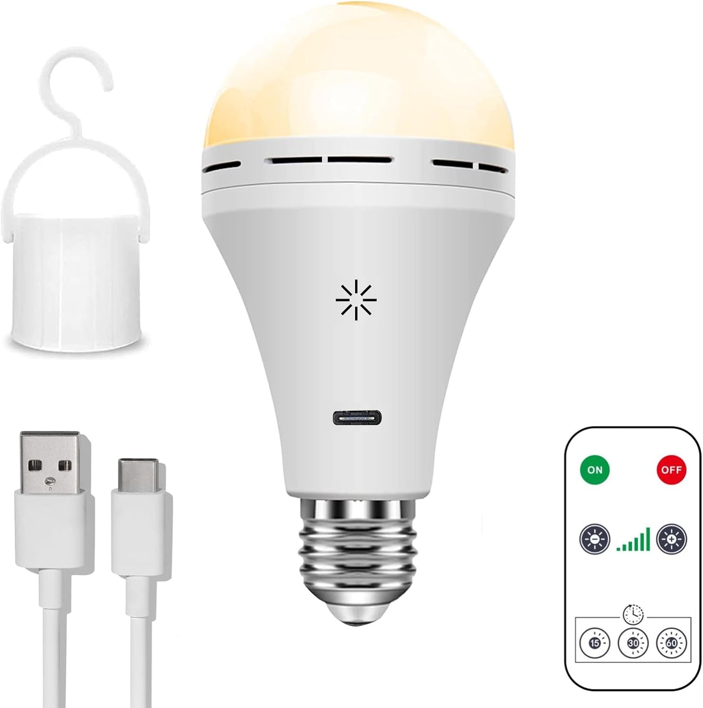 FlexiLight Rechargeable LED Table Lamp with Dimmable Wireless Design