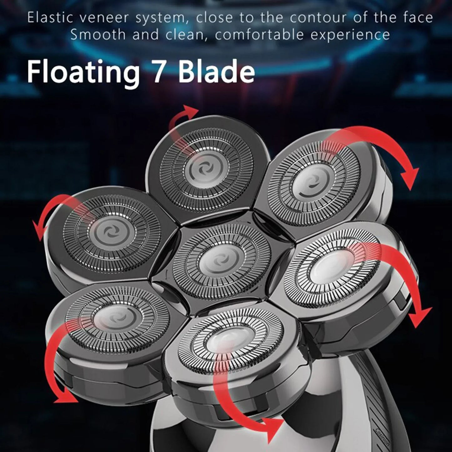FlexiShave Pro 7D Electric Razor for Smooth and Comfortable Shaving