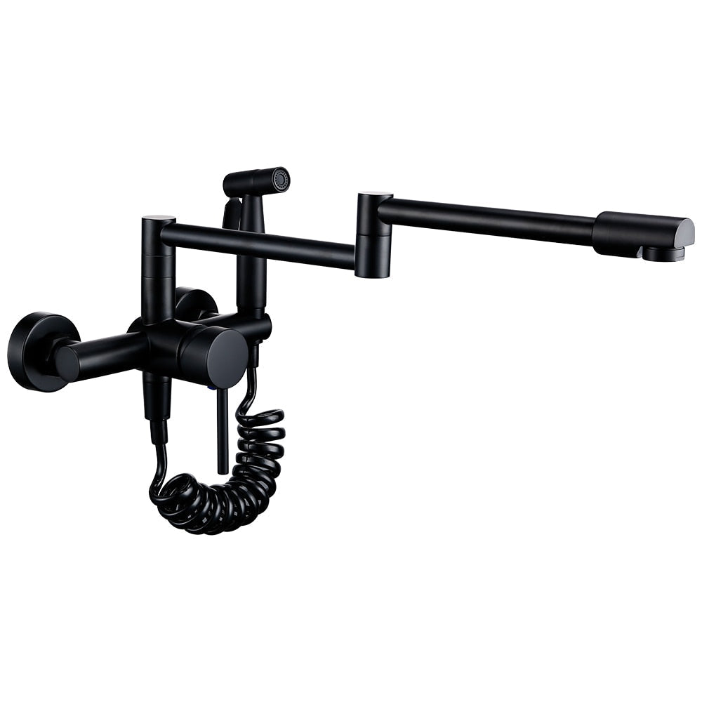 Flexible Kitchen Tap with Pull Out Spray Stainless Steel