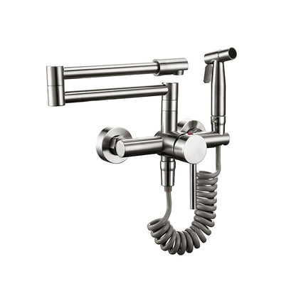 Flexible Kitchen Tap with Pull Out Spray Stainless Steel