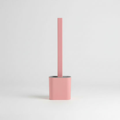 Scopino per WC flessibile in silicone con supporto da parete detergente igienico per il bagno
