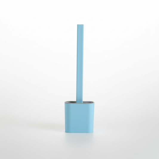 Scopino per WC flessibile in silicone con supporto da parete detergente igienico per il bagno