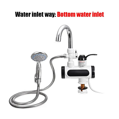 FlowHeat Instant Hot Water Kitchen Tap with Temperature Display