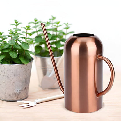 Fluora Stainless Steel Watering Can Long Spout 1.5L