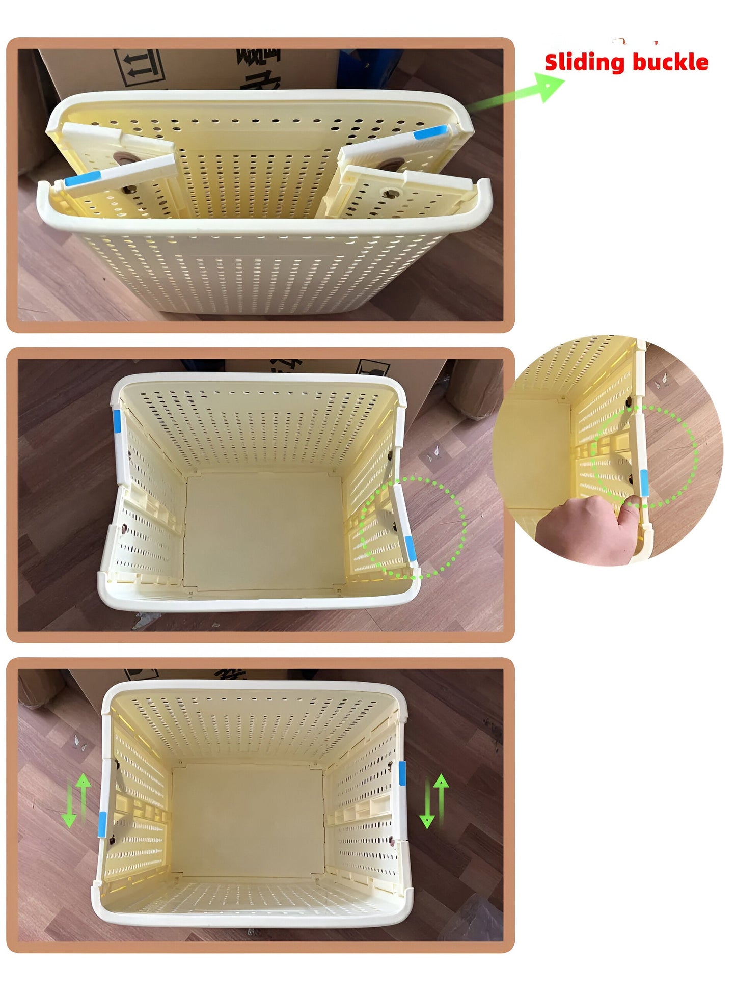 FoldaRoll Foldable Laundry Basket with Wheels for Easy Storage