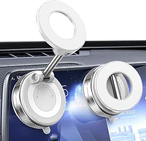 Foldable MagSafe Phone Holder with Magnetic Grip and Suction Base