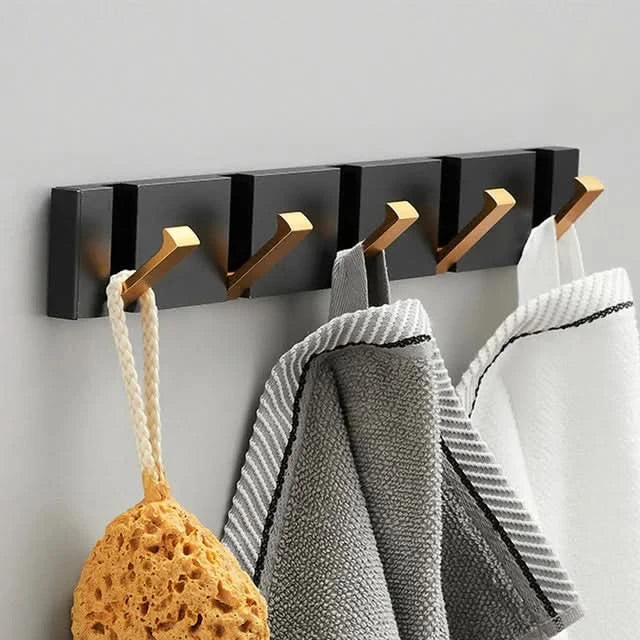 Foldable Stainless Steel Wall Hook for Space-Saving Storage