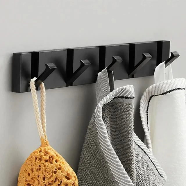 Foldable Stainless Steel Wall Hook for Space-Saving Storage